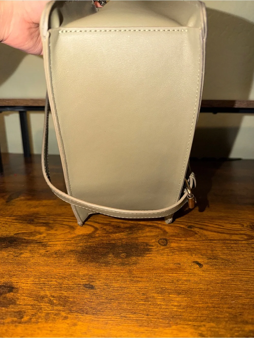 Steve Madden Olive Crossbody Bag with Houndstooth Scarf and Card Case